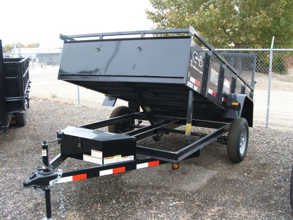 Utility amp  Dump Trailer Combination