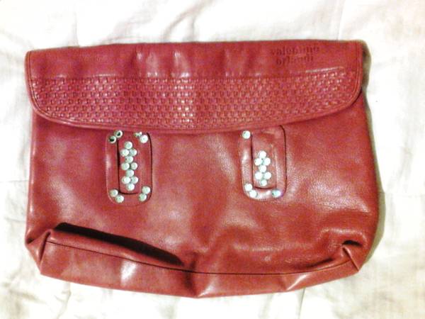 Valentino Orlandi clutch, brand name handbag, womens, trendy, fashion
