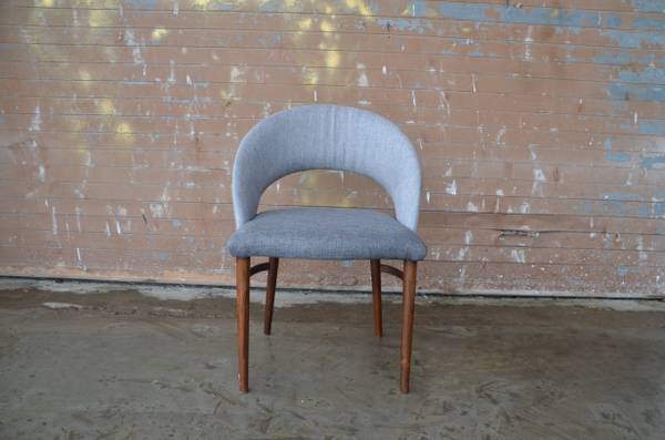 Vanity Height Chair Danish Modern Vintage Mid Century