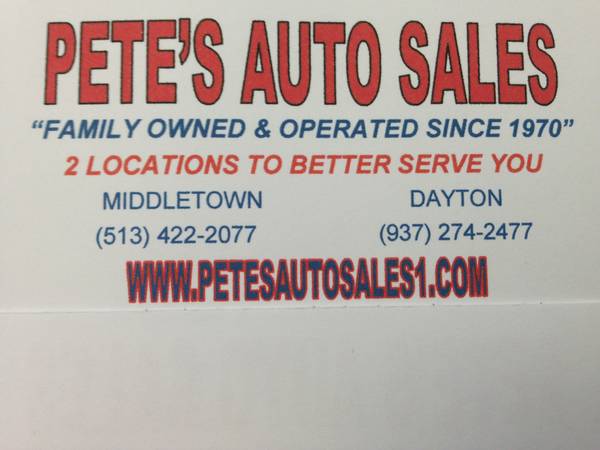 Vehicles for Sale...  3995 amp under, We Buy, Sell, amp Trade (Petes Auto Sales Dayton amp Middletown, OH)