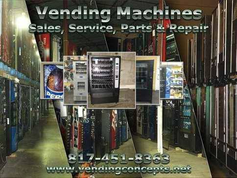 Vending Machines, New, Used and Refurbished