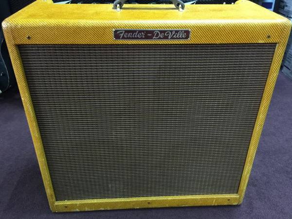 Very cool Fender Hot Rod Deville 4 x 10, upgraded speakers and more