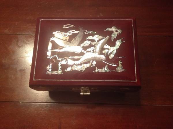 Very nice vintage Asian jewelry box