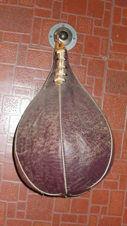 Very Old Vintage Wilson Leather Boxing Speed Bag