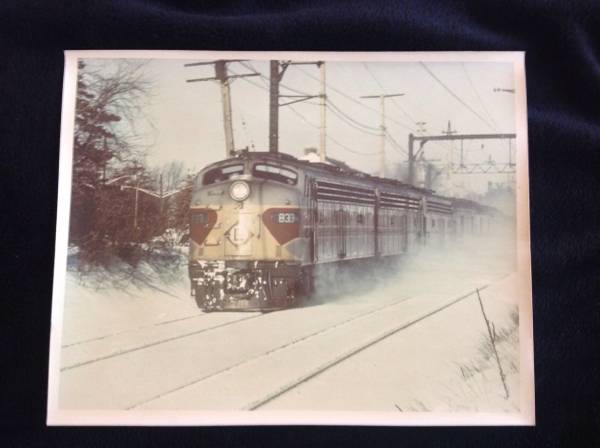 Vintage 8x10 train photo
