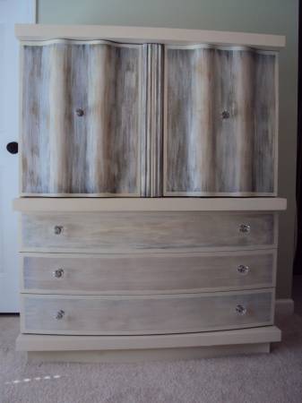 Vintage Bassett Tall Chest of Drawers