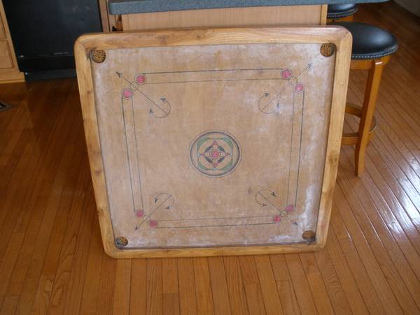 Vintage Carrom Board amp All Player Pieces