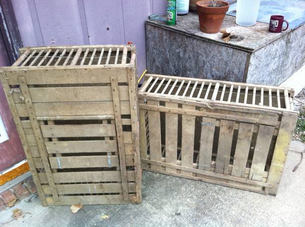 Vintage Chicken Cages