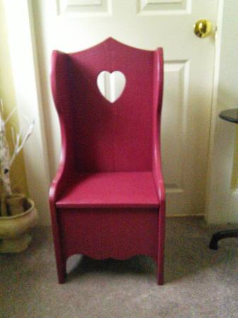 vintage high back chair