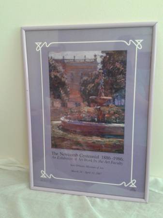 Vintage Newcomb Art Centennial print