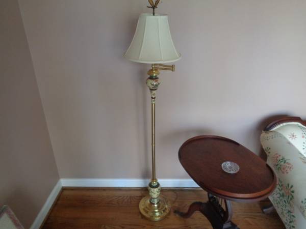 Vintage Plated Living room Floor Lamp