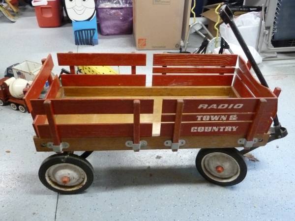 Vintage Radio Flyer Town amp Country Red Wagon
