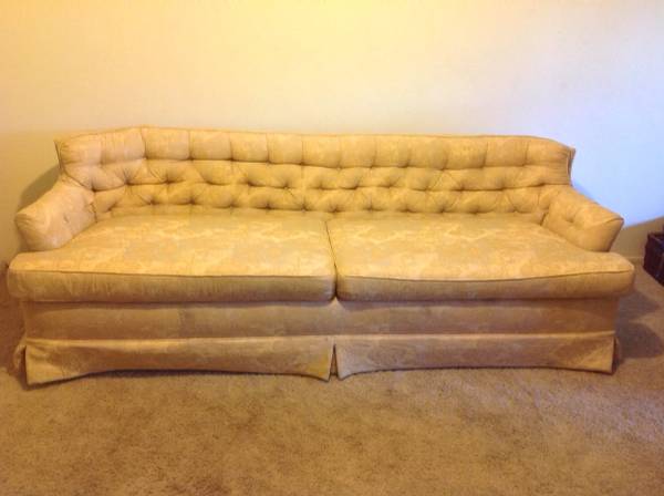 Vintage Small Scale Tufted Sofa