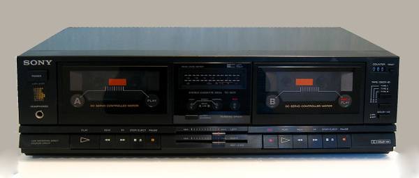 Vintage Sony Stereo Cassette Deck TC