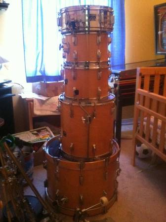 Vintage Tama Superstar drum kit, drum set, drums