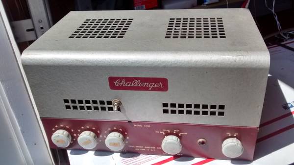 Vintage vacuum tube amplifier challenger model ch 30