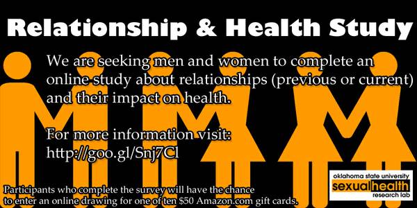 Volunteers Needed for Health amp Relationships Study