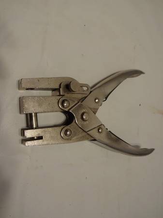 VTG SARGENT amp CO LEATHER HOLE PUNCH ADJUSTABLE DEPTH STOP