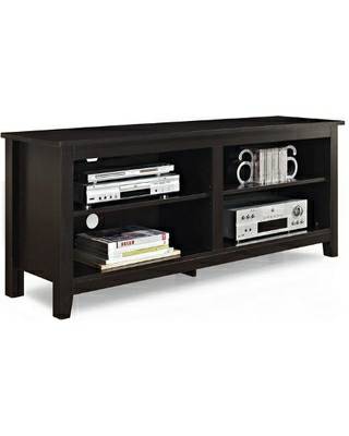 Walker Edison Edison 58 Wood TV Console in Espresso