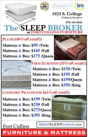 WANT a REAL MATTRESS  Name Brand. Local. Trusted Dealer. REAL PICTURE