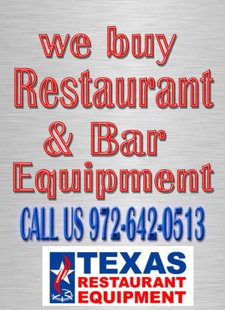 want to clear unwanted restaurant equiment