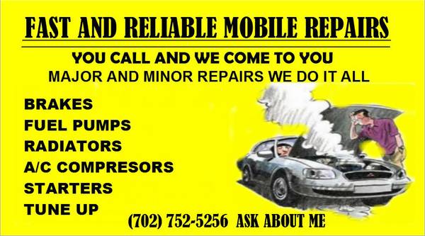 WE ALSO DO ELECTRICAL CAR REPAIRS..AND WE CAN BEAT MOST QUOTES. (las vegas)