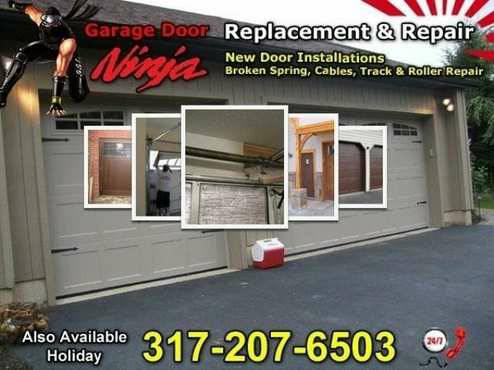 We have free service calls for all Garage door service