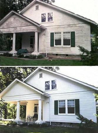 We Specialize in Cleaning VINYL SIDING (Burlington)