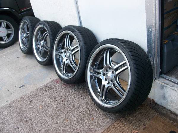 WHEELS 01 SET WITH TIRES  FRONT 17