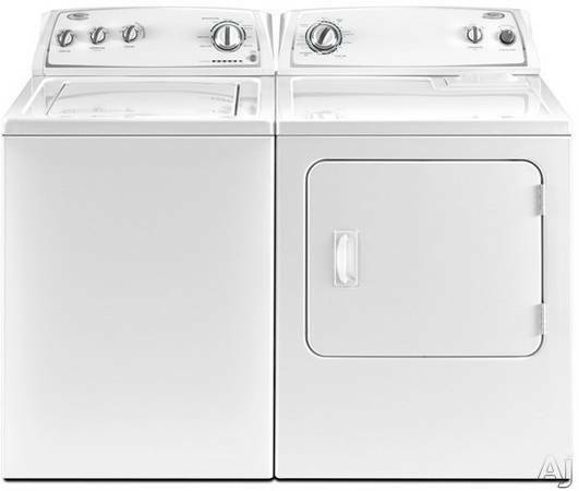 whirlpool super capacity electric washer and electric dryer