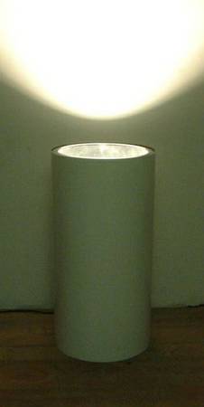White cylinder accent light