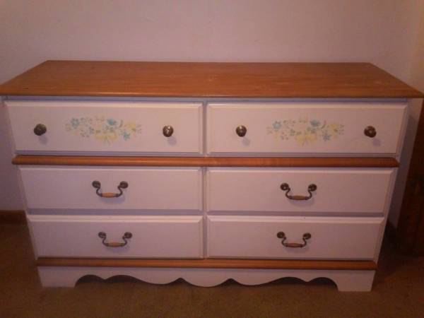 white dresser