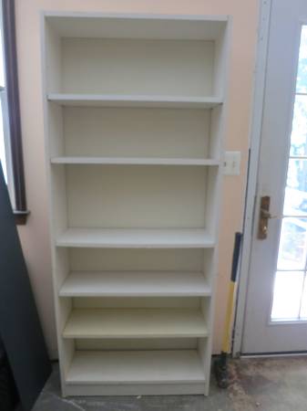 White Ikea Bookcase (YardleyMorrisville)