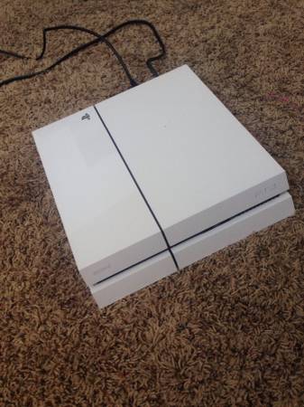 White Playstation 4