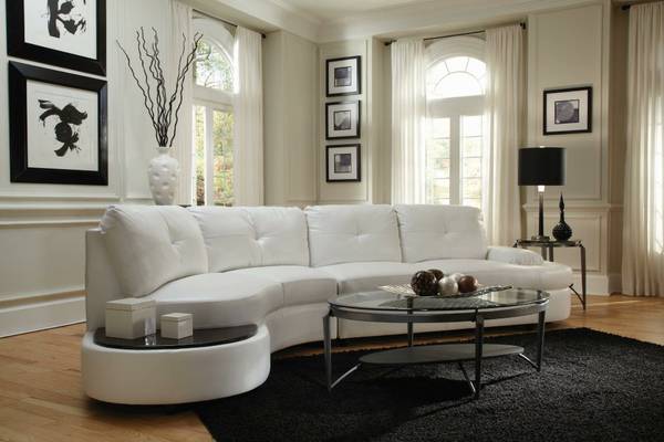 White Sectional