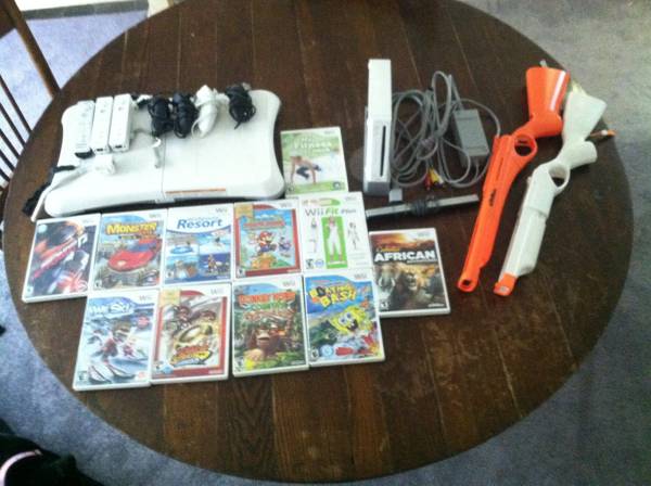 Wii with lots of accesories