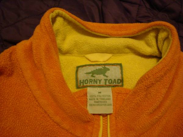 Womens Horny ToadToadCo Fleece Jacket Sz Medium