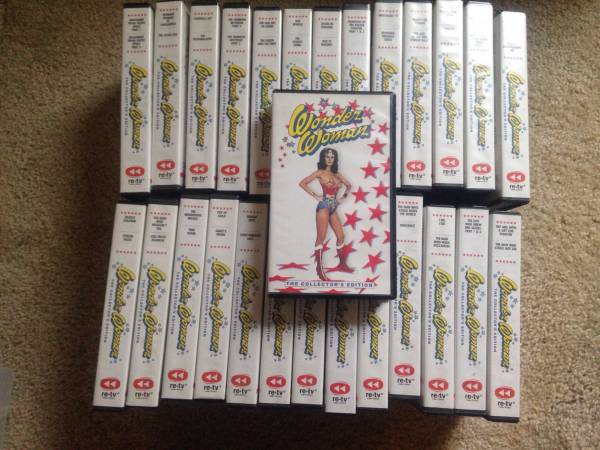 Wonder Woman tv series on VHS