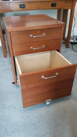 Wooden Filing Cabinet