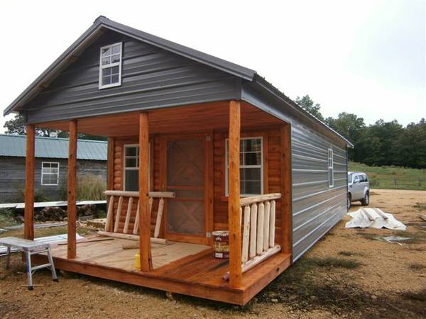 x00247500  Cabin new 12x24 metal siding (Middle TN)