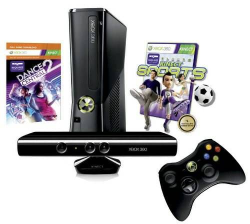 Xbox 360 4GB Kinect Bundle with 3 Games