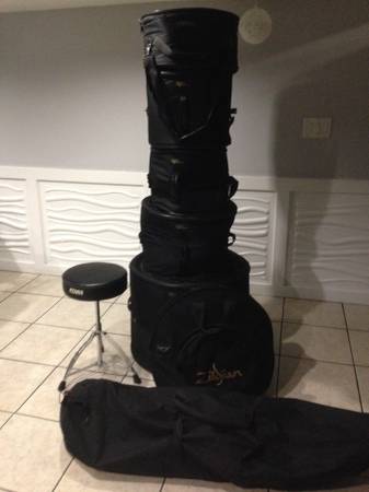 Yamaha Stage Custom Drum Kit With bags and hardward for sale