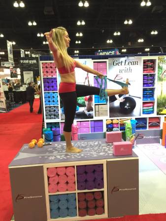Yoga Instructor or Fitness Model or Acrobat for Trade Show Exhibition (Earnest N. Memorial Convention Center)