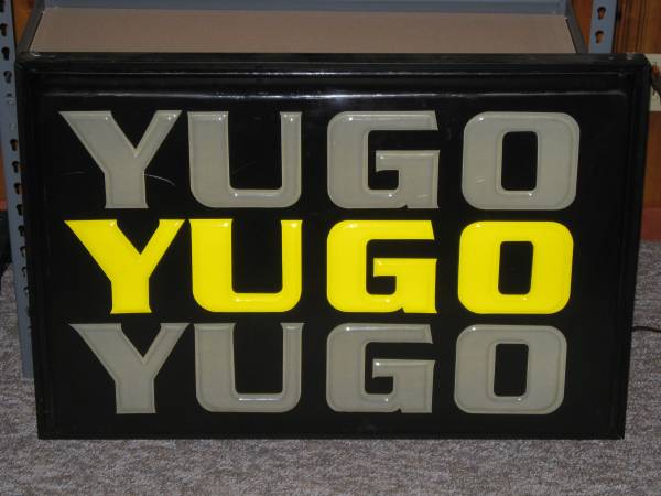 YUGO AUTO 2 SIDED LIGHT