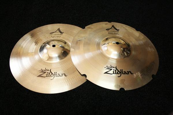Zildjian A Custom REZO Hi Hat Cymbal set...Perfect Cond