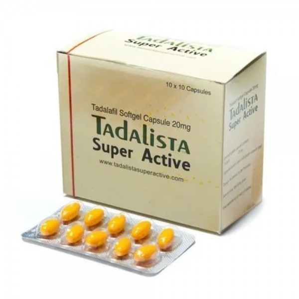 Buy Tadalista Super Active 20mg tablets online 