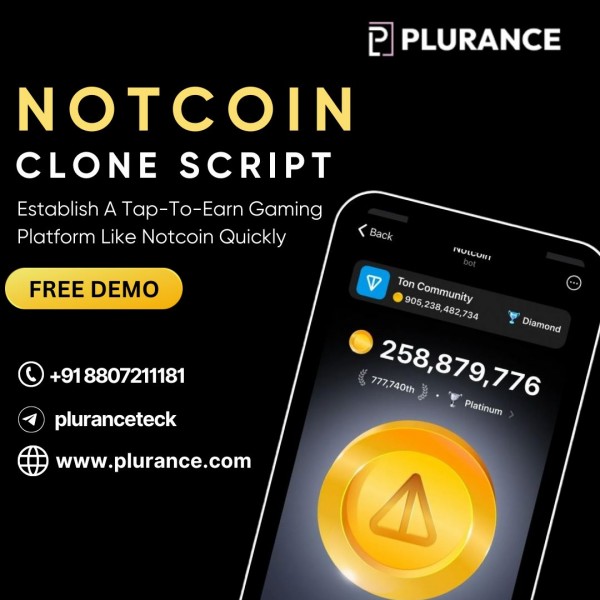 Multiply your profits in T2E gaming venture with notcoin clone software