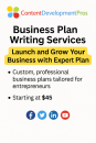 Professional Business Plan Writer - Content Development Pros