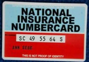 Buy National Insurance Number Cards